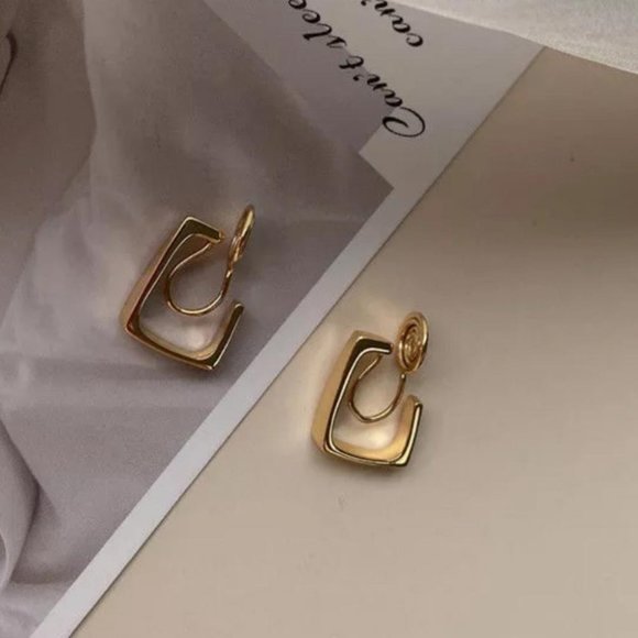 Clip On Earrings Gold Or Silver - Picture 5 of 6